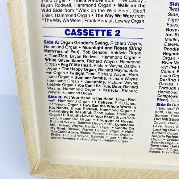 Readers Digest The Memory Lane Organ Plays Vintage 4 Cassette Boxed Set - Picture 6 of 9